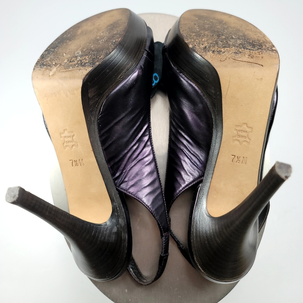 Donald J Pliner Wandie1010 Leather Heels. - Picture 10 of 14